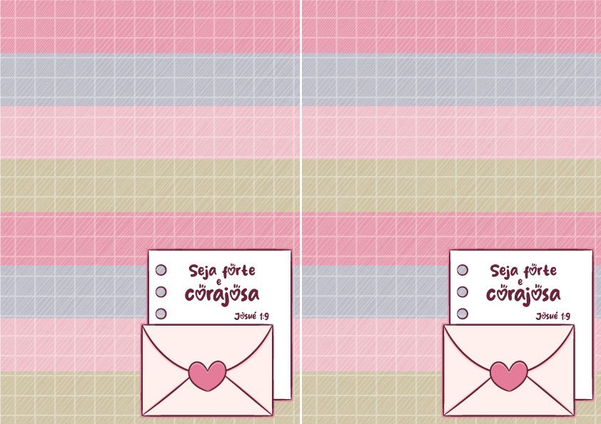 BLOQUINHO FORTE E CORAJOSA - ARQUIVO DIGITAL GRÁTIS